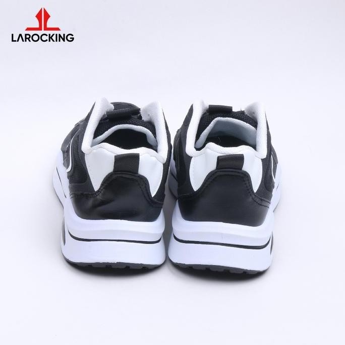 Larocking - Stone Hitam Putih | Sepatu Sneakers Casual Gym