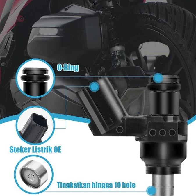 NANSO- Injector 6 holes 125CC150CC 8 holes 170CC Suitable for 2012-2017 WAVE110-i NEW , CLICK-i NEW 