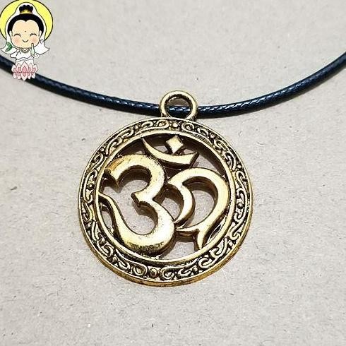 Kalung Om Kara Aum Tembaga gothic