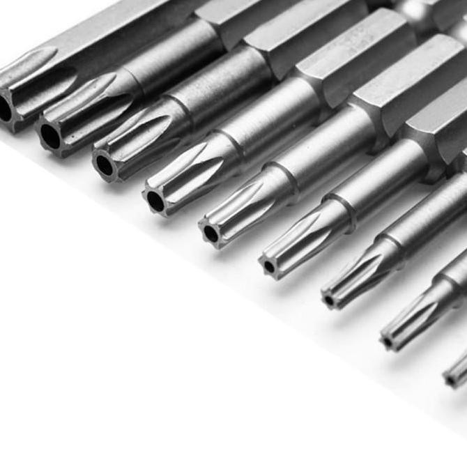 Mata Obeng Bor Kunci Bintang Torx Set | Hex Shank Magnetic Torx Bits