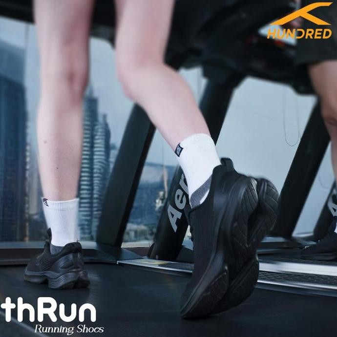 Sepatu Running Lari Merk Hundred Smooth Run Original Sepatu Lari Senam Joging Hundred