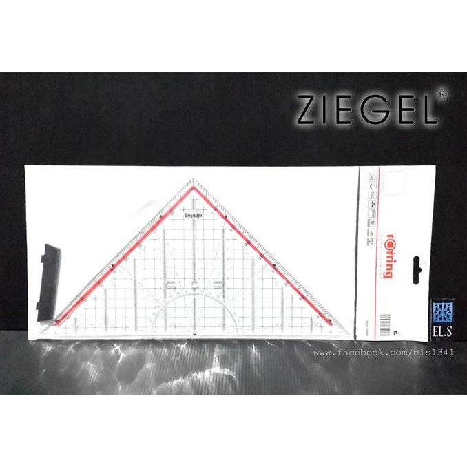 Ziegel - Penggaris Segitiga Pegangan