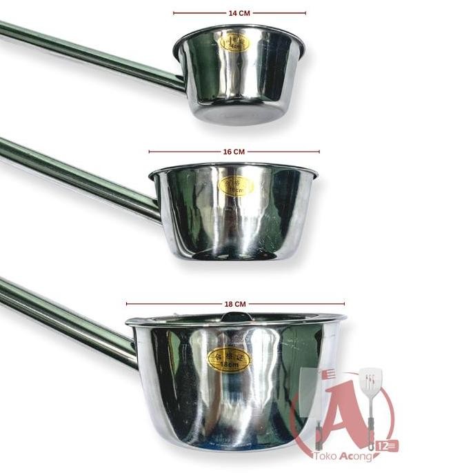 Gayung Centong Stainless Panjang 60cm No 18 /Panci Gayung Air