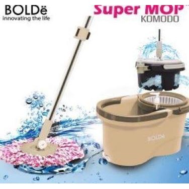 Bolde Super Mop Komodo 6 Liter Spin Mop Pengering Bisa Dilepas BOLDE