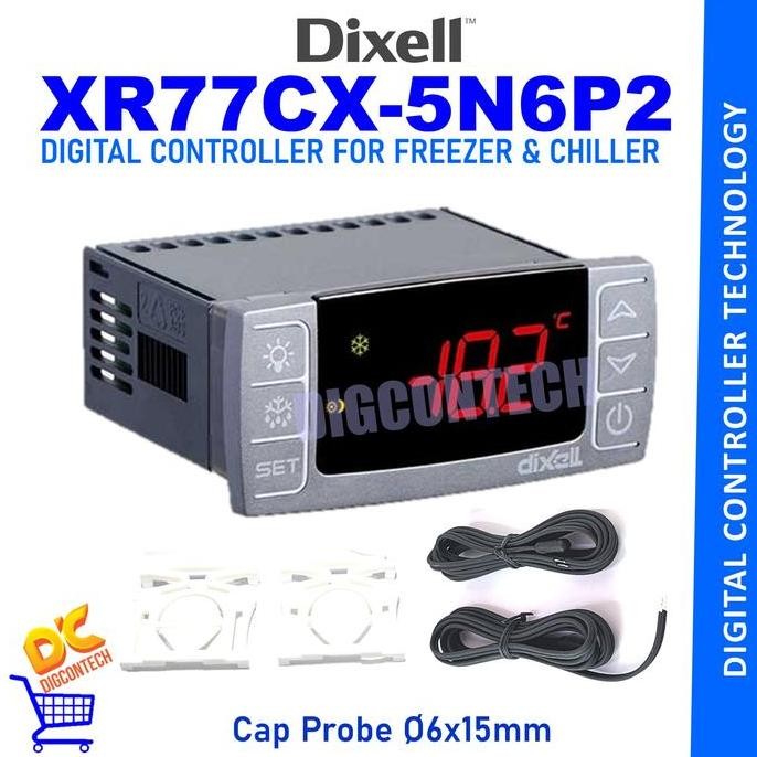 Premium XR77CX 230V 2NTC Sensor digital thermostat Dixell 5N6P2 / XR 77 CX Promo