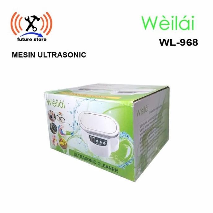 Weilai WL-968 Mesin Ultrasonic Cleaner Jewelry Glasses Cleaning
