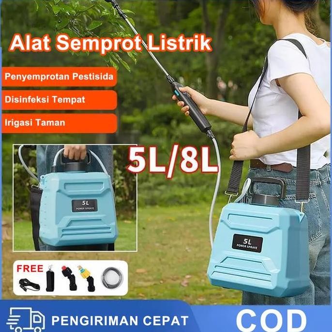 JERICOMM- Sprayer Tools Semprotan Rumput Elektrik 5/8 Liter Sprayer elektrik 5 Liter SEMPROTAN HAMA