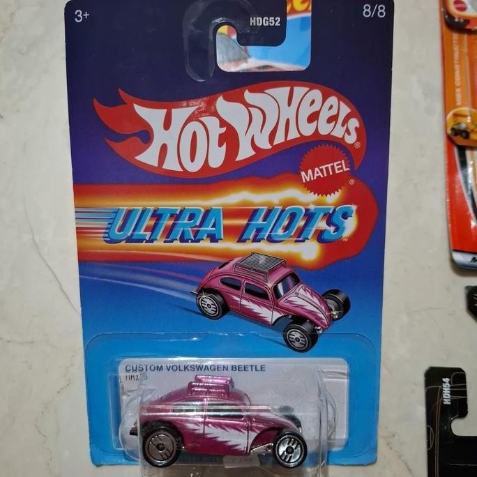 hotwheels custom volkswagen beetle pink