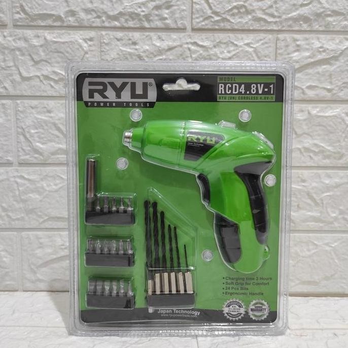 jhonxie- Ryu Mesin Bor Obeng Tangan Baterai  Screwdriver Set Cordless