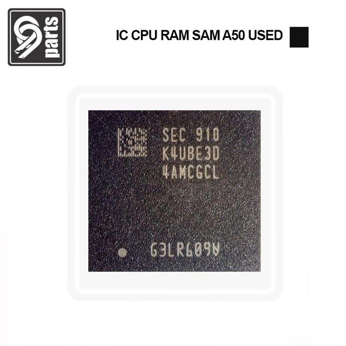 ENRIO- IC Cpu Ram Samsung A50 Used Tested (IC K4UBE384AMCGCL USED)