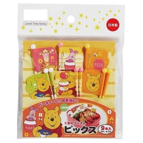 Disney Pooh Lunch Picks 9P - Bento Tools KALI