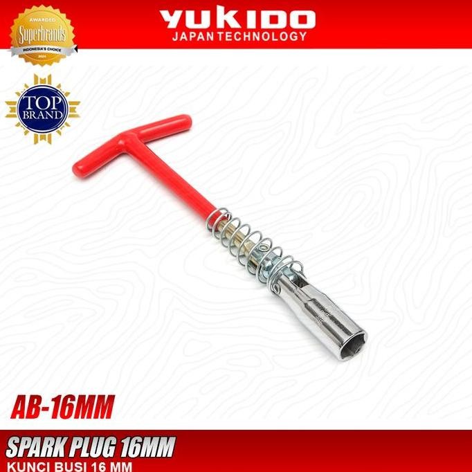 jhonxie- Kunci Busi Motor YUKIDO Kunci Busi 16mm 21mm Spark Plug T Socket full set