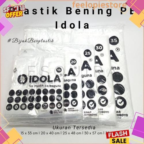 COD Kantong Kresek Plastik PE Idola Transparant PEX