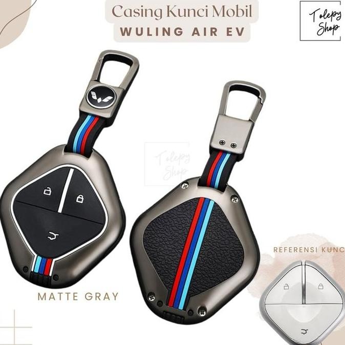 Premium Cover Kunci Wuling Cloud / Air EV / Binguo / Sarung Kunci Mobil Wuling EV Promo