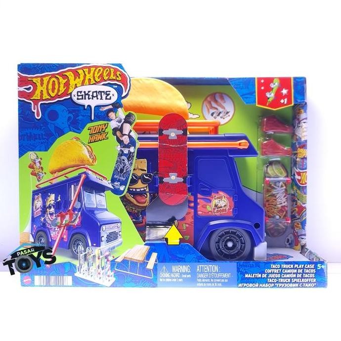 Hot Wheels Skate Taco Truck Play Case
