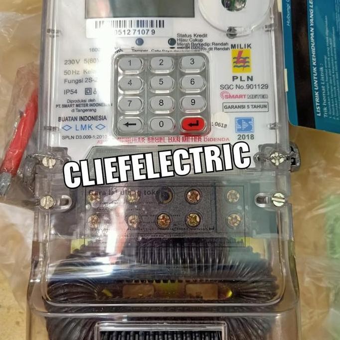KWH METER 1PHASE SMART TOKEN ORIGINAL DAN TERPERCAYA