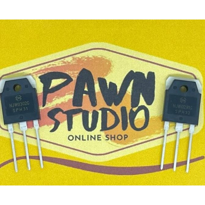 TRANSISTOR TR NJW0302G NJW0281G NJW 0302 NJW 0281 SET ORIGINAL