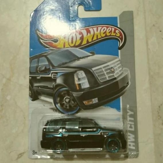 hotwheels cadillac escalade hitam