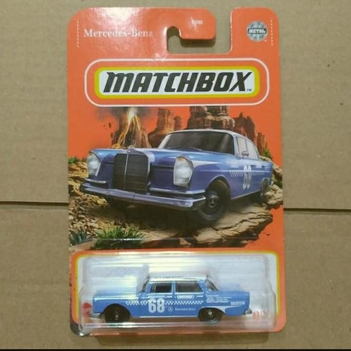 matchbox mercedes benz 220 se biru