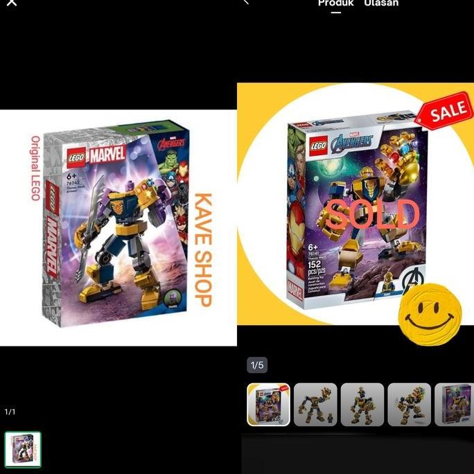 LEGO 76242 Super Heroes : Thanos Mech