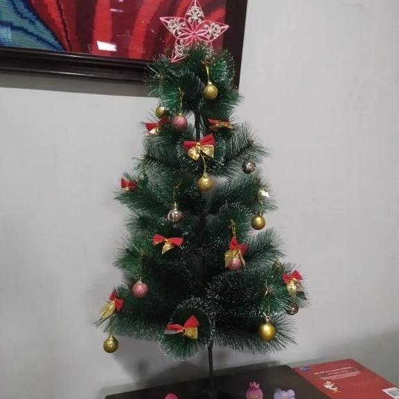 Promo [60 Cm] Pohon Natal Portable Pohon Natal - 60Cm Cod