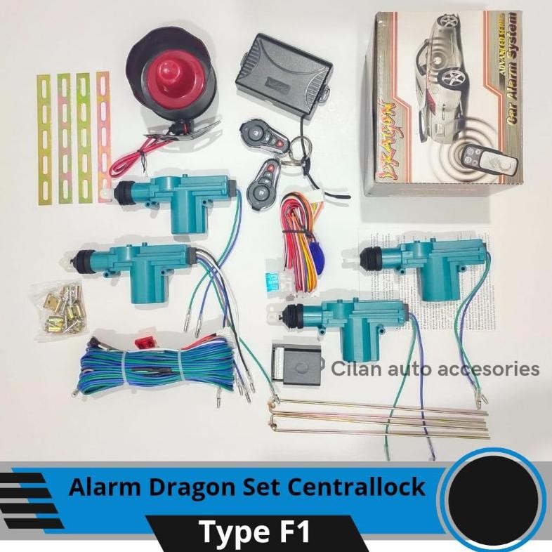 albertGokil- Paket Alarm Kunci Mobil Model Remot Universal Dan Central Lock