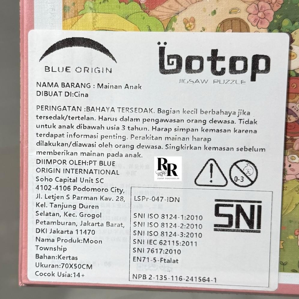 OhSome x Botop - Puzzle / Pajangan / Fusion (Sunflower, Pink Peaches, Moon Township) Puzzle Collecti