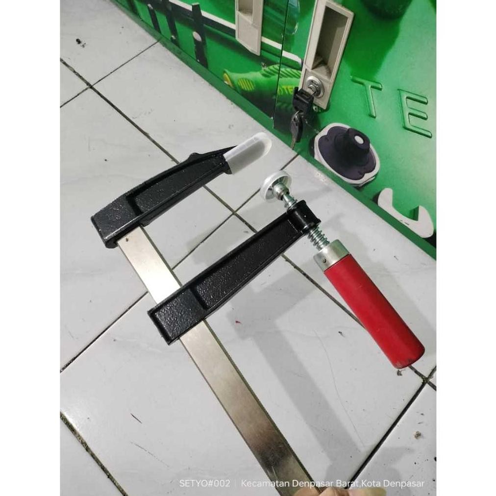 EDELWEIS ATS Clamp F 120 X 1200 Catok Press Kayu Klem 120mm X 1200mm Penjepit Kayu 1,2 Meter