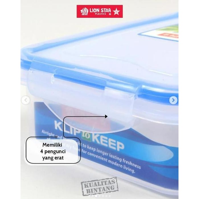 KLIP TO KEEP 3001 (150 ML) KP-86 Lion Star Kotak/Box/Wadah Bulat