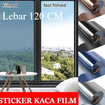Sticker Kaca Film Cermin Jendela Mobil Rumah Gedung Sunblast Stiker Kaca Film Hitam One Way Riben An