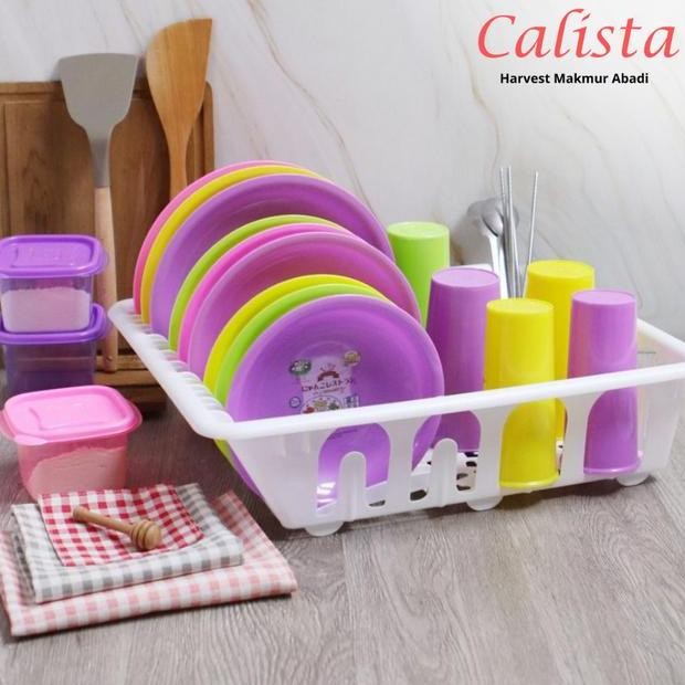 Calista Rak Piring Dan Nampan Nebula Nampan Set