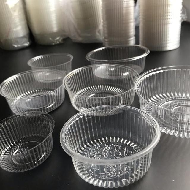 Tray Bulat Bening Mika Tanpa Tutup