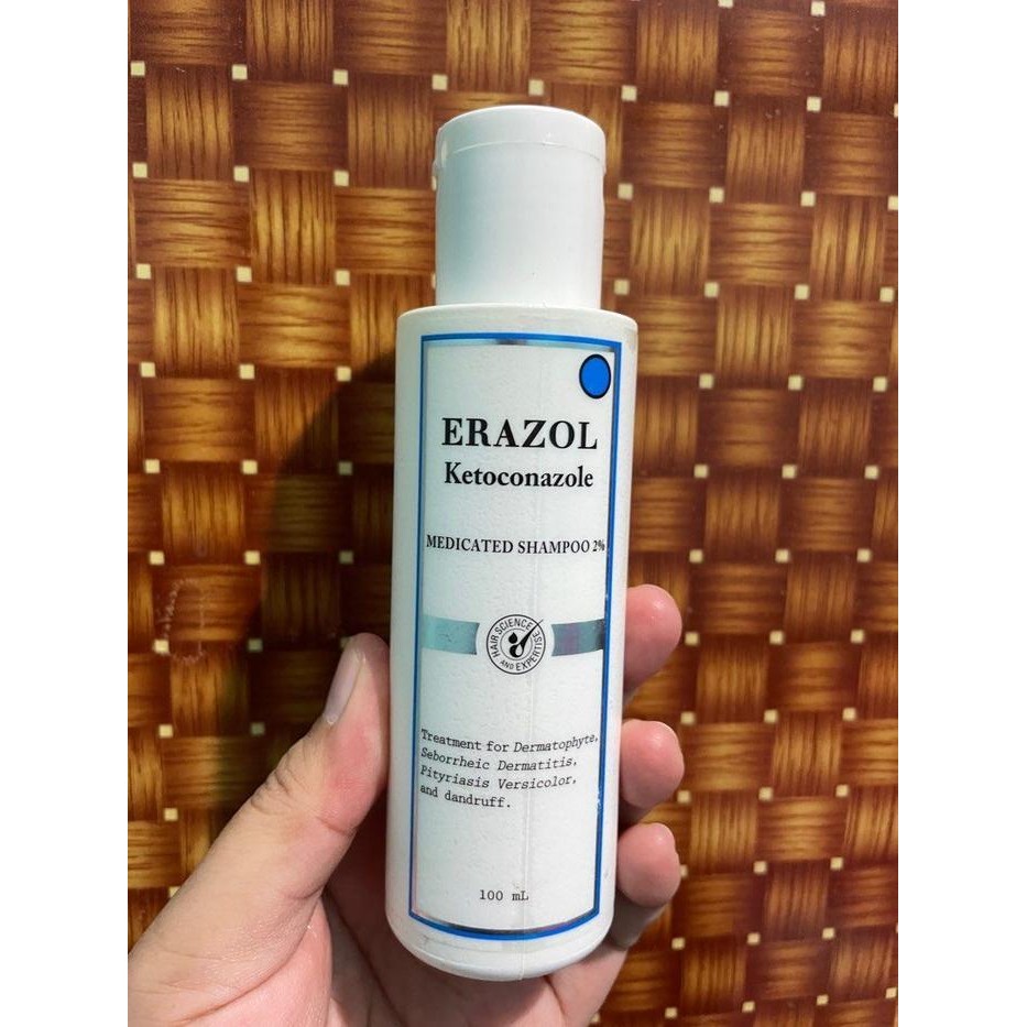 Shampo Ketombe ERHA Erazol Shampoo Dermatitis Seboroik & Infeksi Jamur