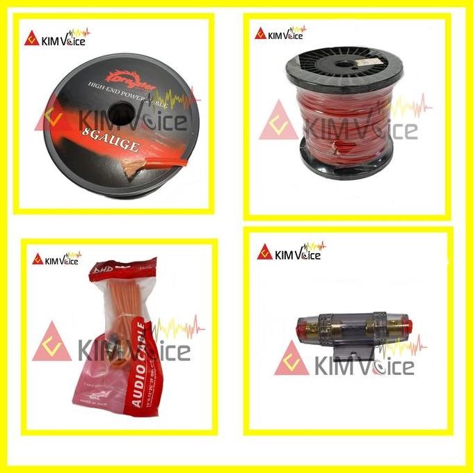 Promo Kabel Set Audio Mobil Full Set Kwalitas Bagus Cod