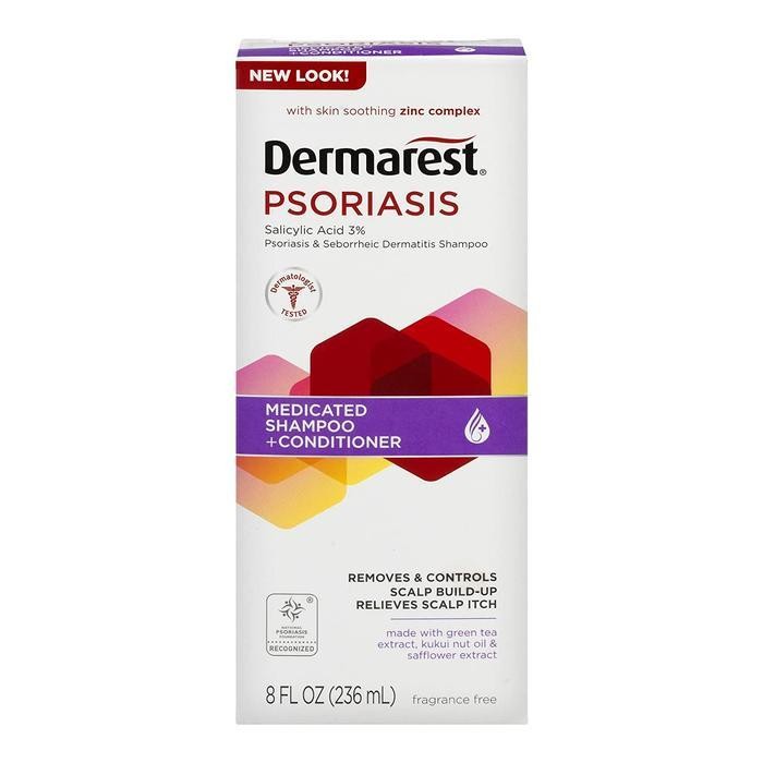 DERMAREST PSORIASIS MEDICATED SHAMPOO + CONDITIONER 236 ml