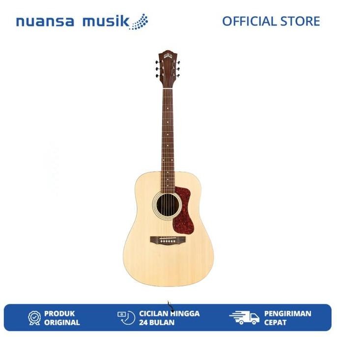 Guild D240E Natural Acoustic Electric Guitar
