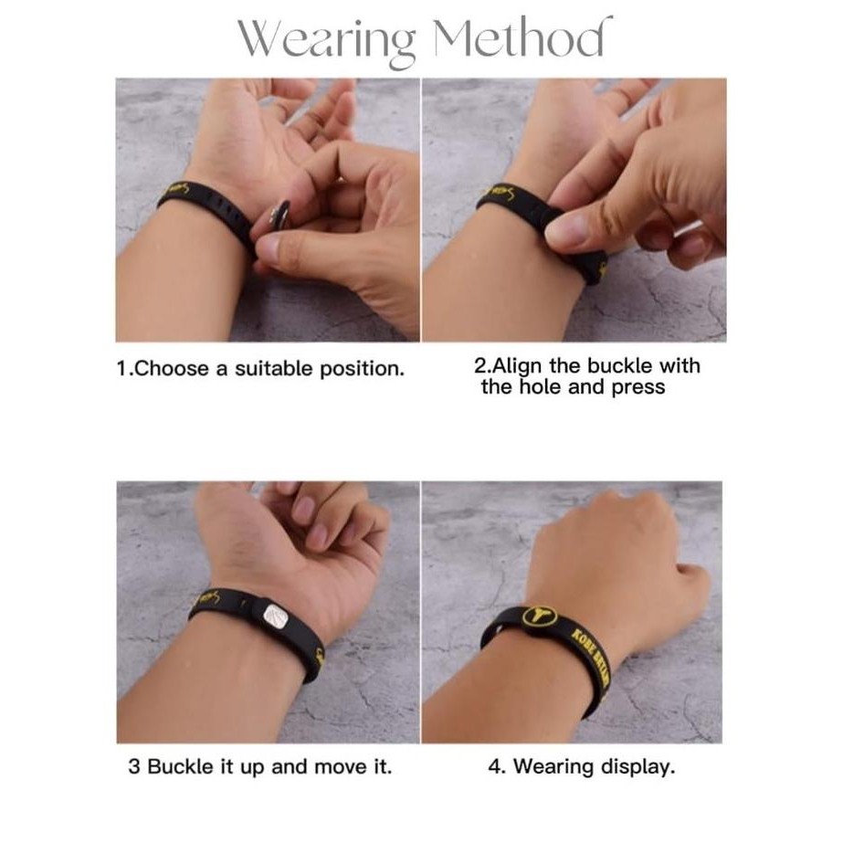 Gelang Karet Basket Pria NBA MICHAEL JORDAN Rubber Bracelet Ori Sport