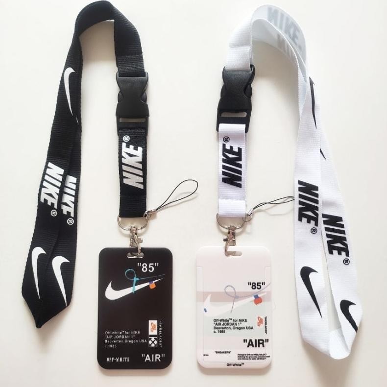 ID Card Holder Name Tag Lanyard Nike / Kalung Kartu Logo Nike AJ