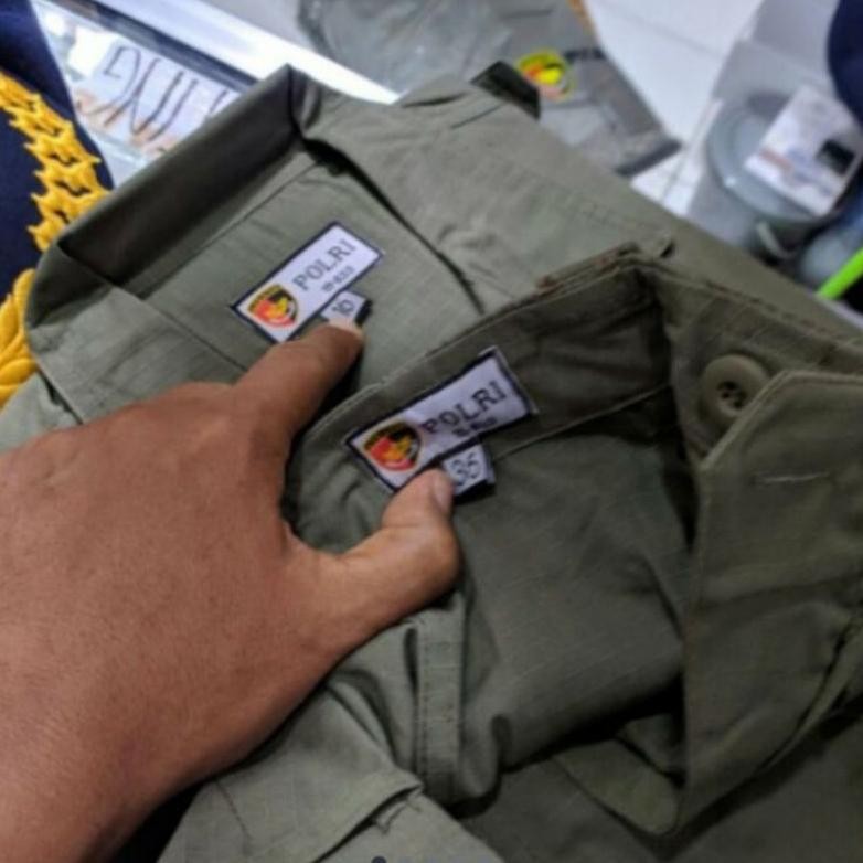 baju pdl ijo pol pp jatah Brimob kuwalitas original