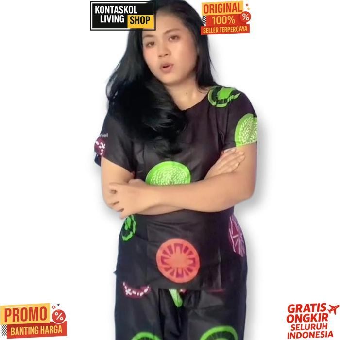 Quality Daster / Baju Setelan Celana Pendek Bahan Rayon Santung Model Kekinian / Daster Murah Sale