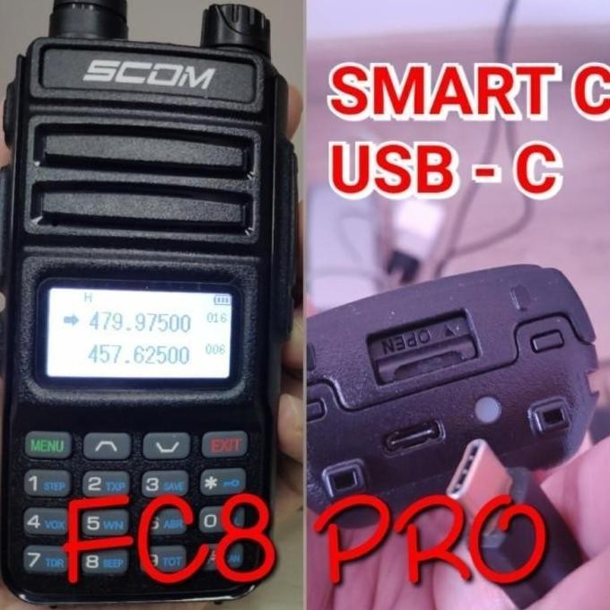 ZOLDYCK- New HT FC8 Scom FC8 PRO HT USB C Dual band Scom FC8 pro HT Premium