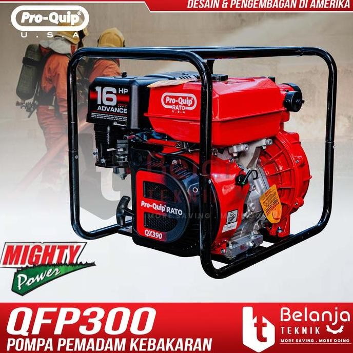 JUNXIENA Proquip Pompa Air QFP 300 Pemadam Alkon 3 Inch Water Pump QFP300 3"