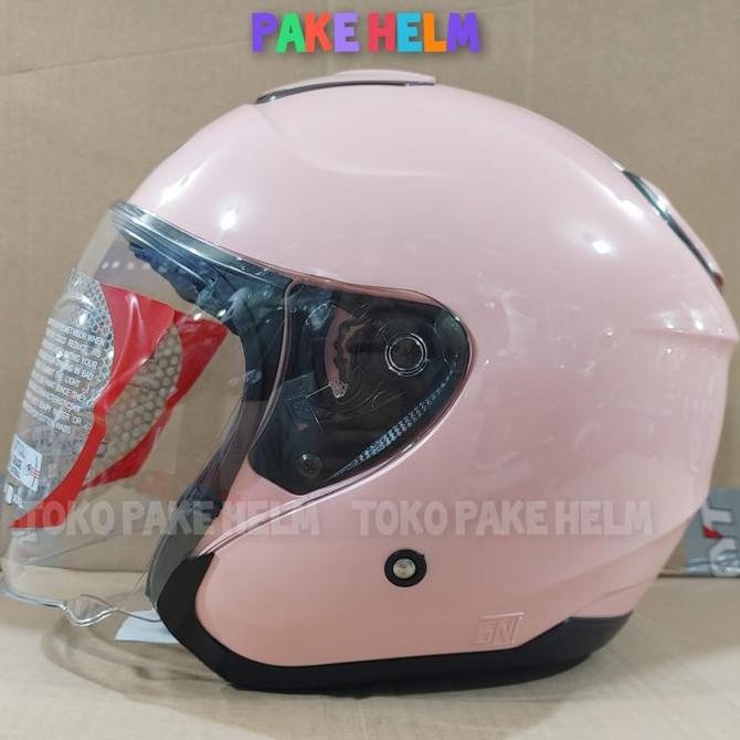 COD HELM KYT KYOTO PUTIH WHITE HELM KYT HALF FACE