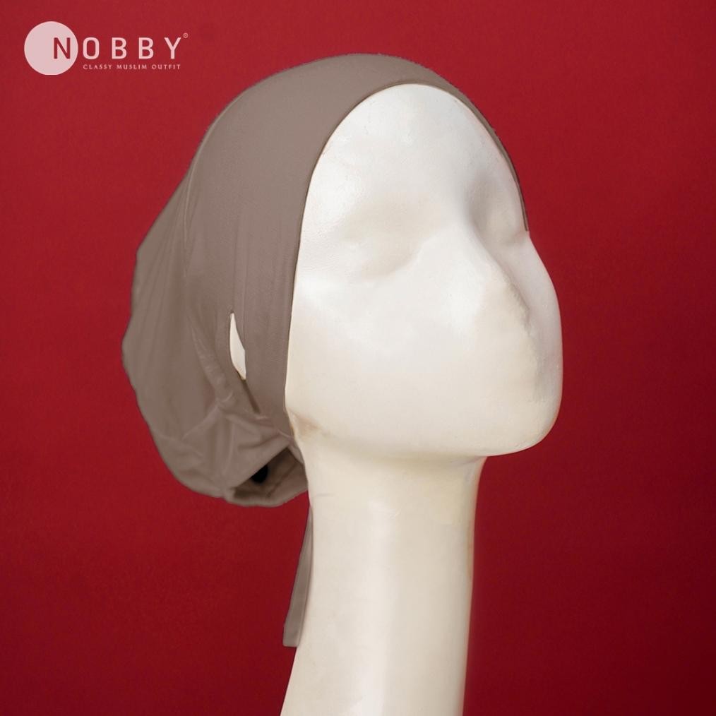 Nobby Yunia Ear Ciput Inner Hijab Bahan Kaos Premium Elastis