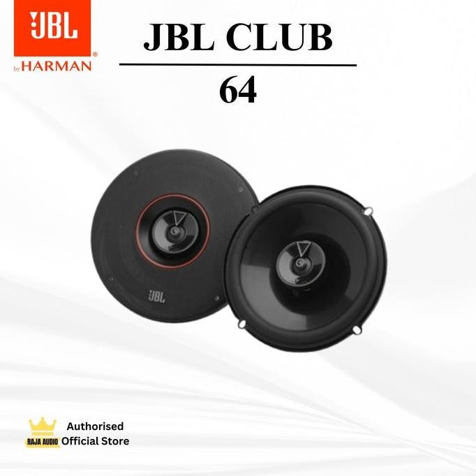 Promo JBL Club 64 Speaker Coaxial 2-way 6,5inch MidBass Built in tweeter Diskon
