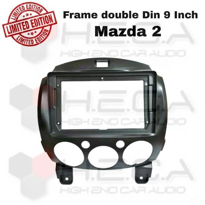 Promo Frame 9 inch MAZDA 2 Double Din Android Tape Mobil 2Din Head Unit 9" Diskon