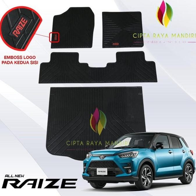Karpet Mobil TOYOTA Raize Karpet Karet Mobil Raize LOGO