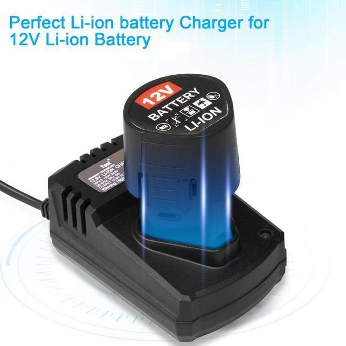 ULQUIORRA- Original Fast Charger 12V Baterai charger Li-ion Baterai 12VF Charger