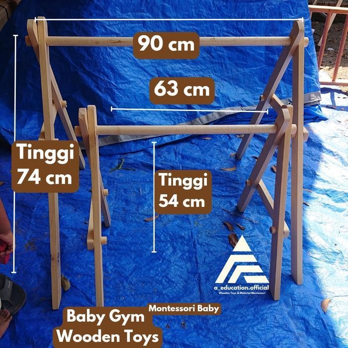 Baby Gym Wooden Baby Play Gym Montessori Baby medium