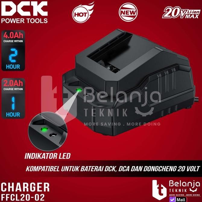 WONDERWEISS- DCK Charger Battery Pengisi Daya Baterai FFCL 20 Charger 20V FFCL20-02
